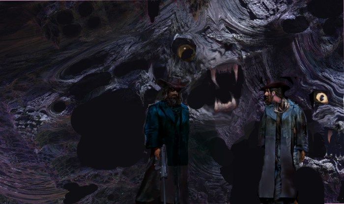 Bad personalities! My moms dad is the cave, and the cave seduced me!